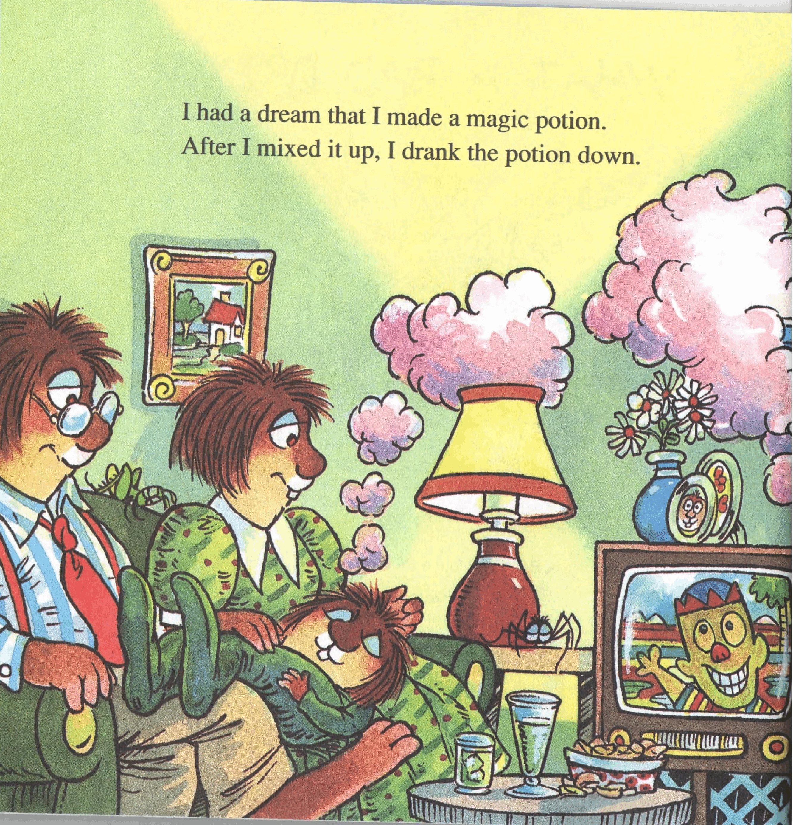 英语绘本小毛人What a Bad Dream(单页).pdf,第2页预览