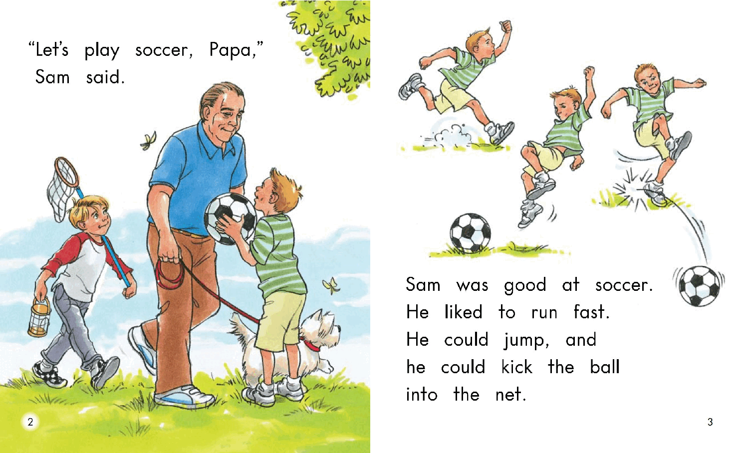 英国海尼曼G1级英语启蒙绘本63 The Soccer Game.pdf,第4页预览