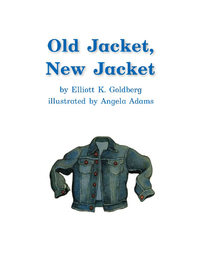 英国海尼曼G2级英语启蒙绘本90 Old Jacket,New Jacket.pdf,第3页预览