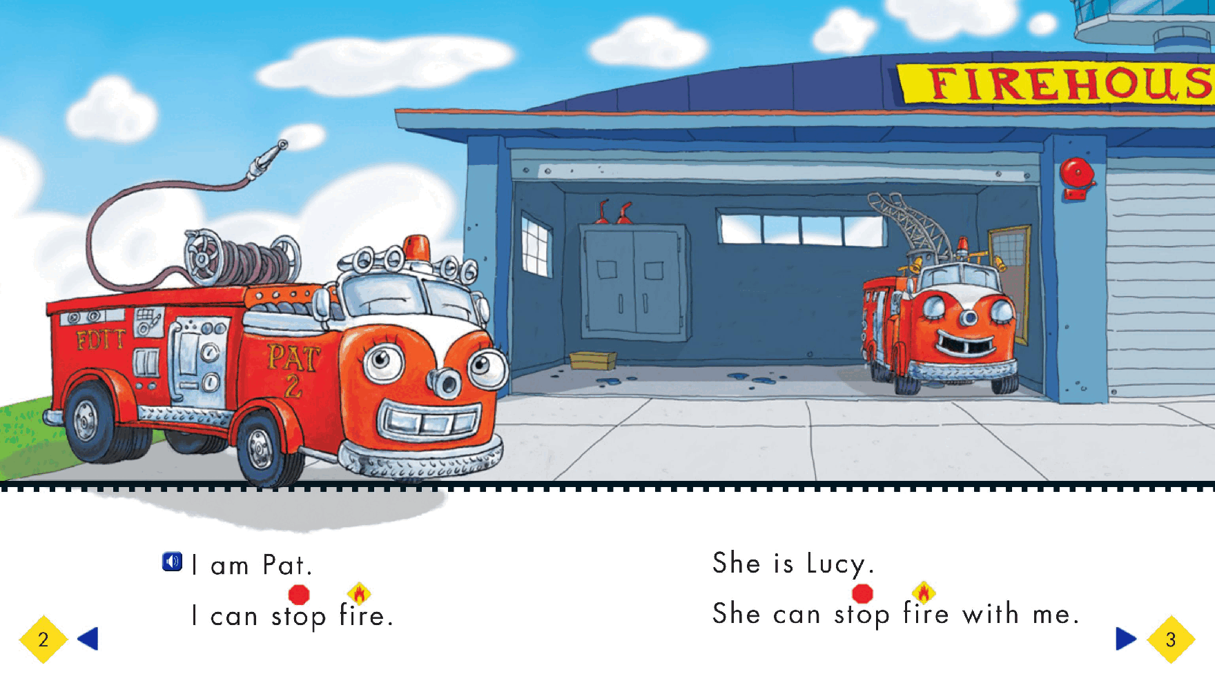 汽车镇的故事英语启蒙绘本13_Lucy_Can_Nap.pdf,第3页预览