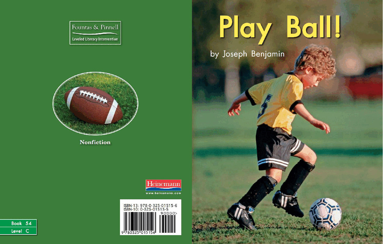 英国海尼曼G1级英语启蒙绘本54 Play Ball.pdf,第1页预览