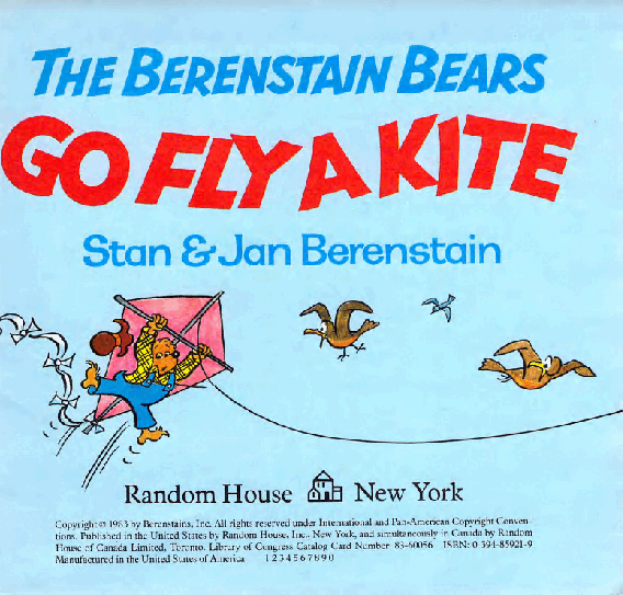 72本贝贝熊早教英文绘本之Berenstain_Bears_Go_Fly_a_Kite.pdf,第2页预览