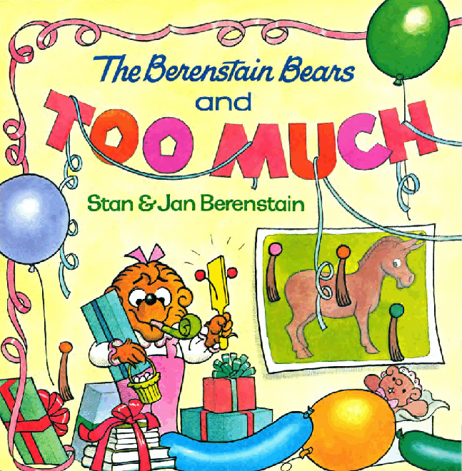 72本贝贝熊早教英文绘本之Berenstain_Bears_and_Too_Much_Birthday.pdf,第3页预览