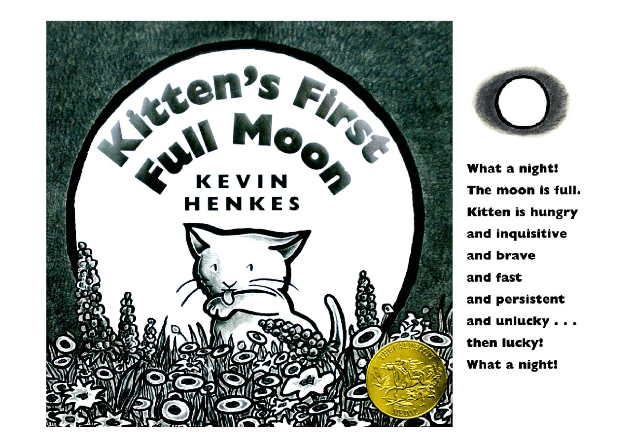 高清彩绘英文原版绘本Kitten's First Full Moon.pdf,第1页预览