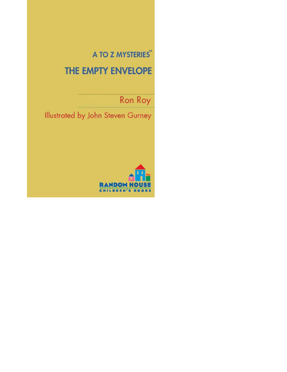 英语启蒙绘本A to Z Mysteries_ The Empty Envelope.pdf,第2页预览
