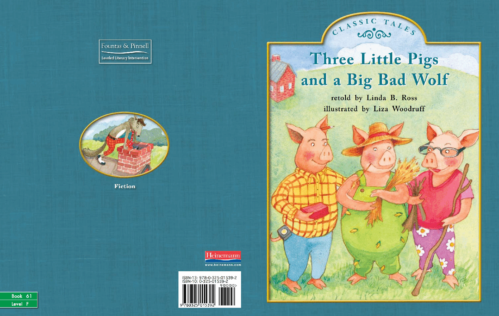 英国海尼曼G1级英语启蒙绘本61 The Three Little Pigs And The Big Bad Wolf.pdf,第1页预览