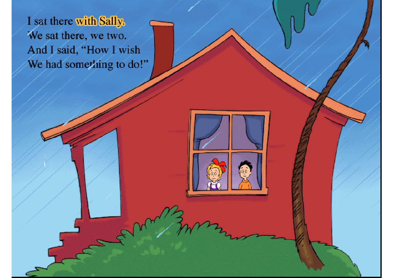 高清彩绘英文原版绘本The Cat in the Hat.pdf,第3页预览