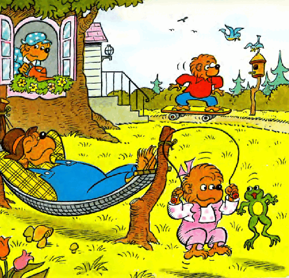 72本贝贝熊早教英文绘本之Berenstain_Bears_and_the_Wild,_Wild_Honey.pdf,第4页预览