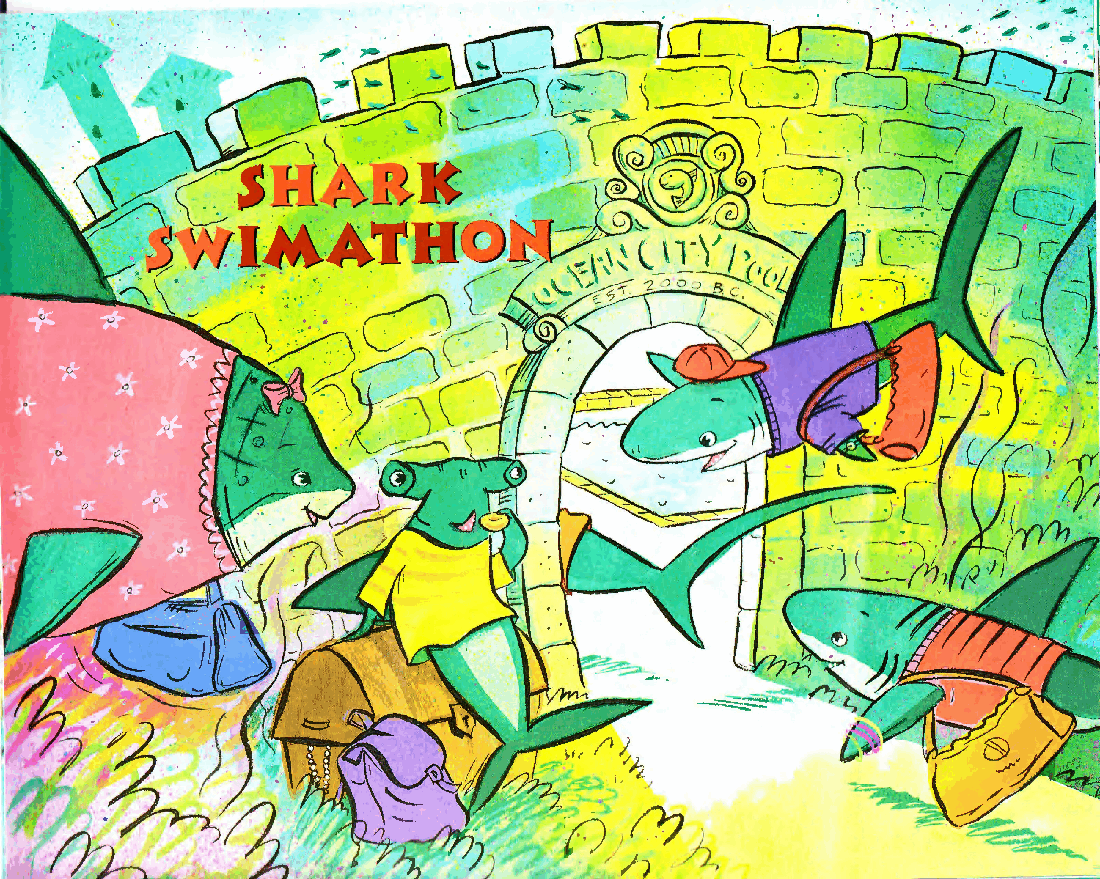 MathStart 低幼数学启蒙英文教材L3 18 Shark swimathon.pdf,第3页预览