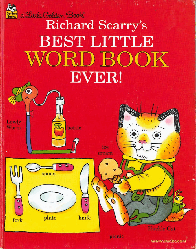 高清彩绘英文原版绘本Richard Scarry's Best World Book Ever.pdf,第1页预览