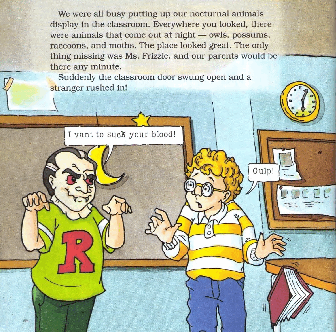 高清彩绘英文原版绘本The Magic School Bus - Goes Batty.pdf，第4页预览