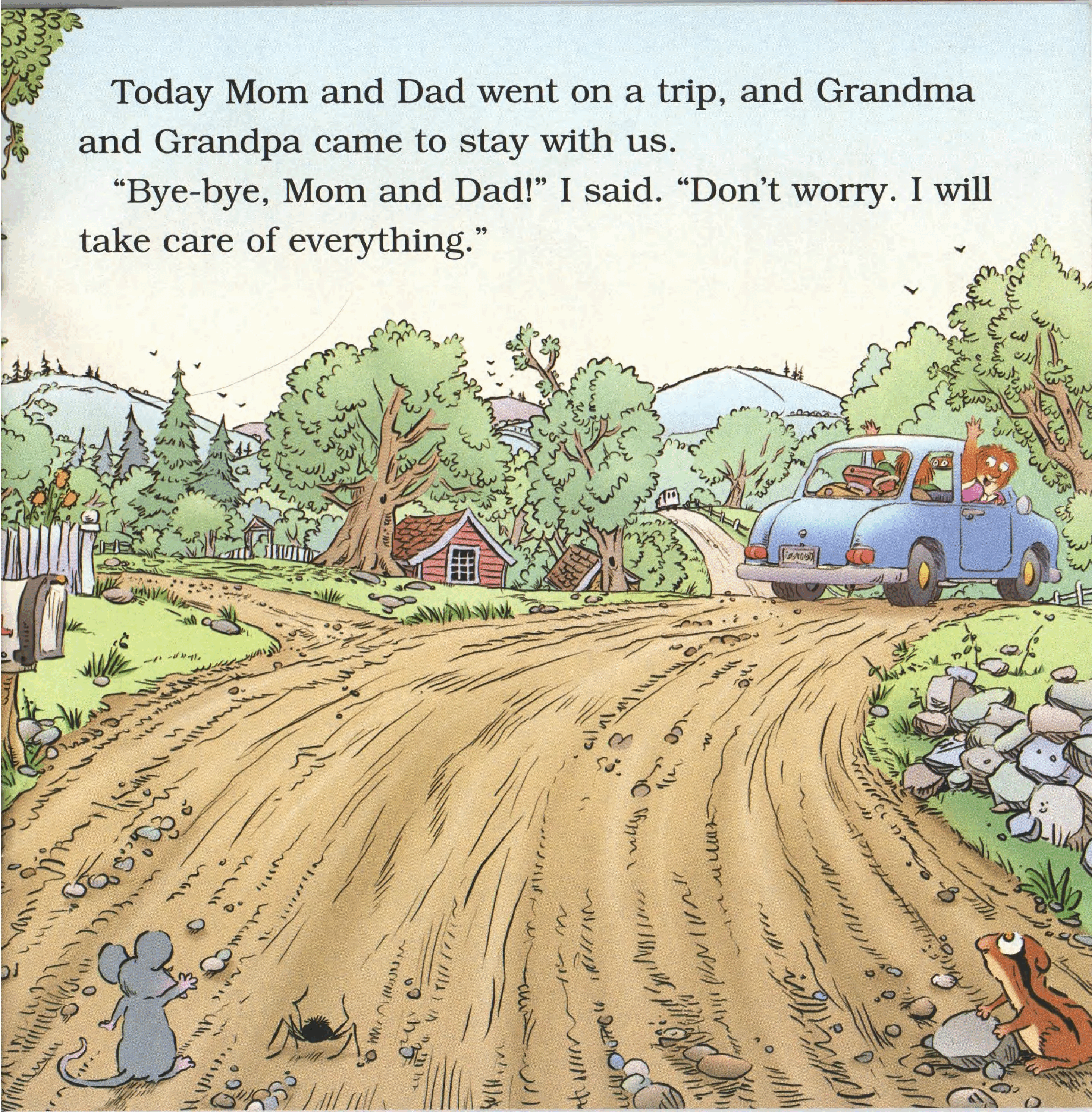 英语绘本小毛人Goodbye,Mom and Dad.pdf，第4页预览