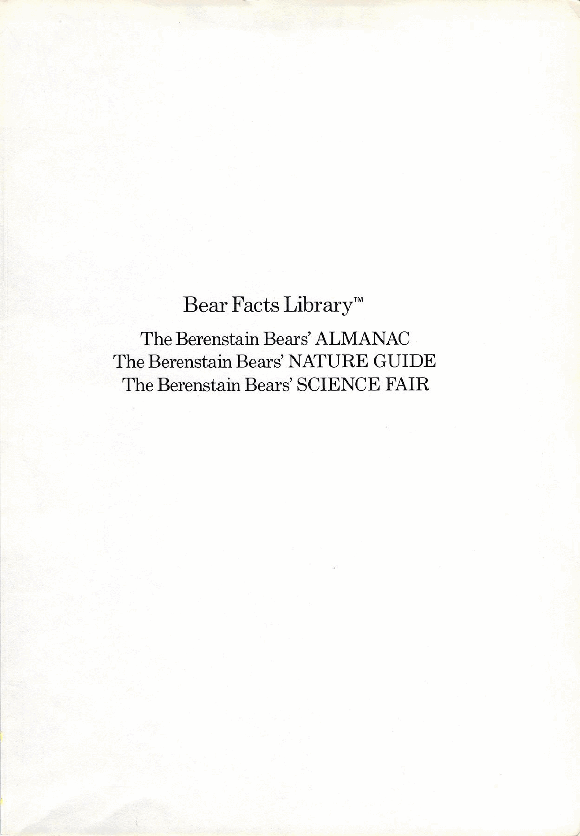 72本贝贝熊早教英文绘本之Berenstain_Bears_Nature_Guide.pdf,第2页预览