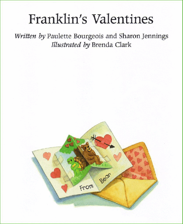 高清彩绘英文原版绘本Franklin's Valentines.pdf，第2页预览