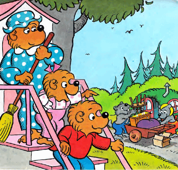 72本贝贝熊早教英文绘本之Berenstain_Bears_and_the_Neighborly_Skunk.pdf，第4页预览