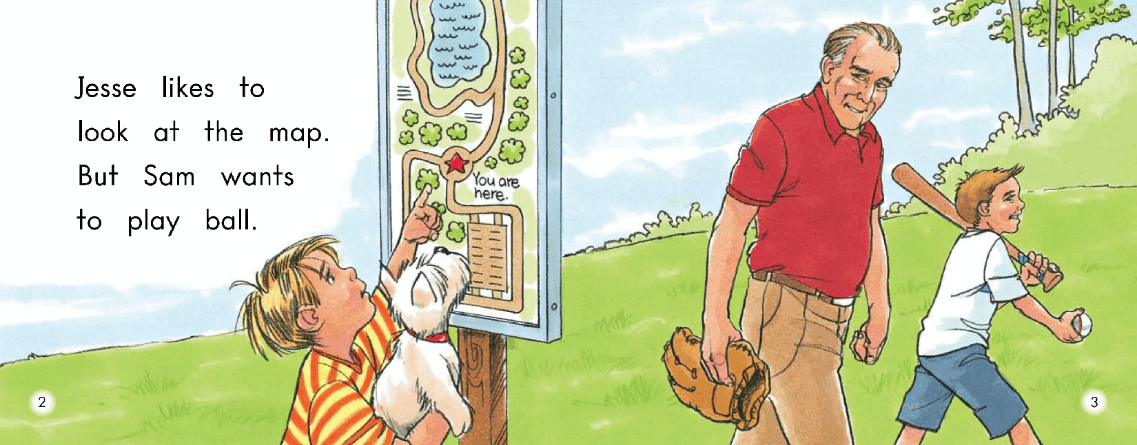 英国海尼曼G1级英语启蒙绘本31 A Day At The Park.pdf,第4页预览