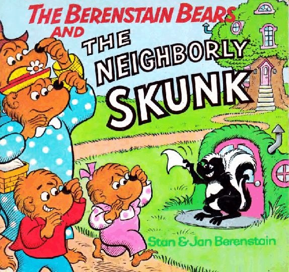 72本贝贝熊早教英文绘本之Berenstain_Bears_and_the_Neighborly_Skunk.pdf，第1页预览