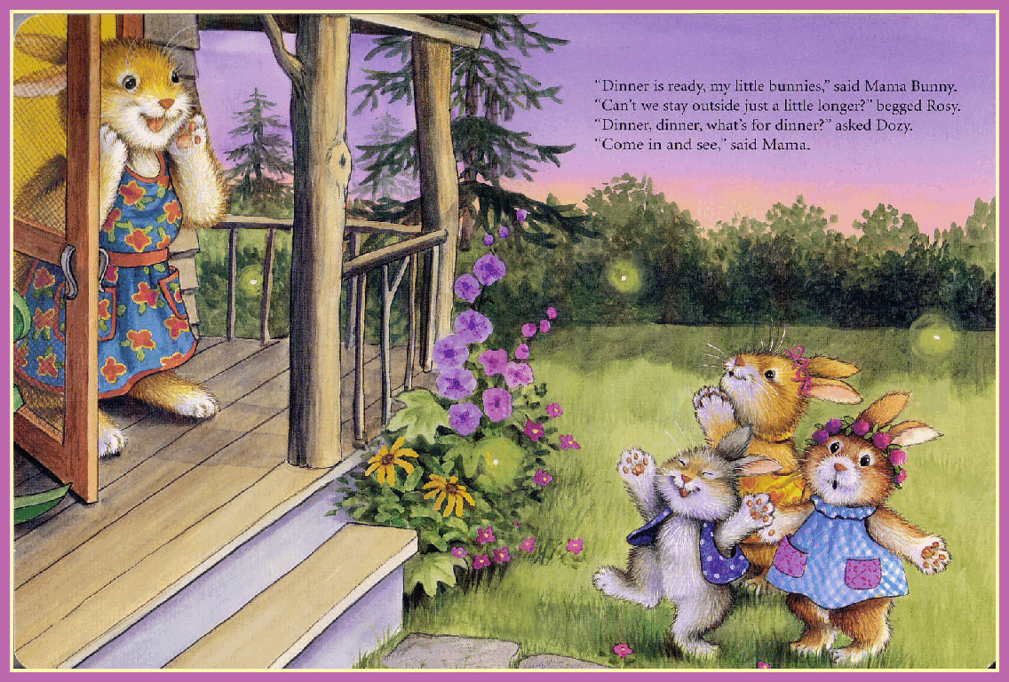 (8-10岁)国外早教机构推荐彩绘英文童书Snuggle Bunnies.pdf,第3页预览