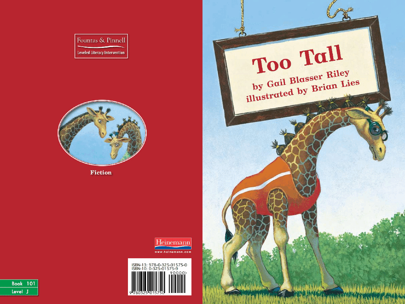 英国海尼曼G1级英语启蒙绘本101 Too Tall.pdf,第1页预览