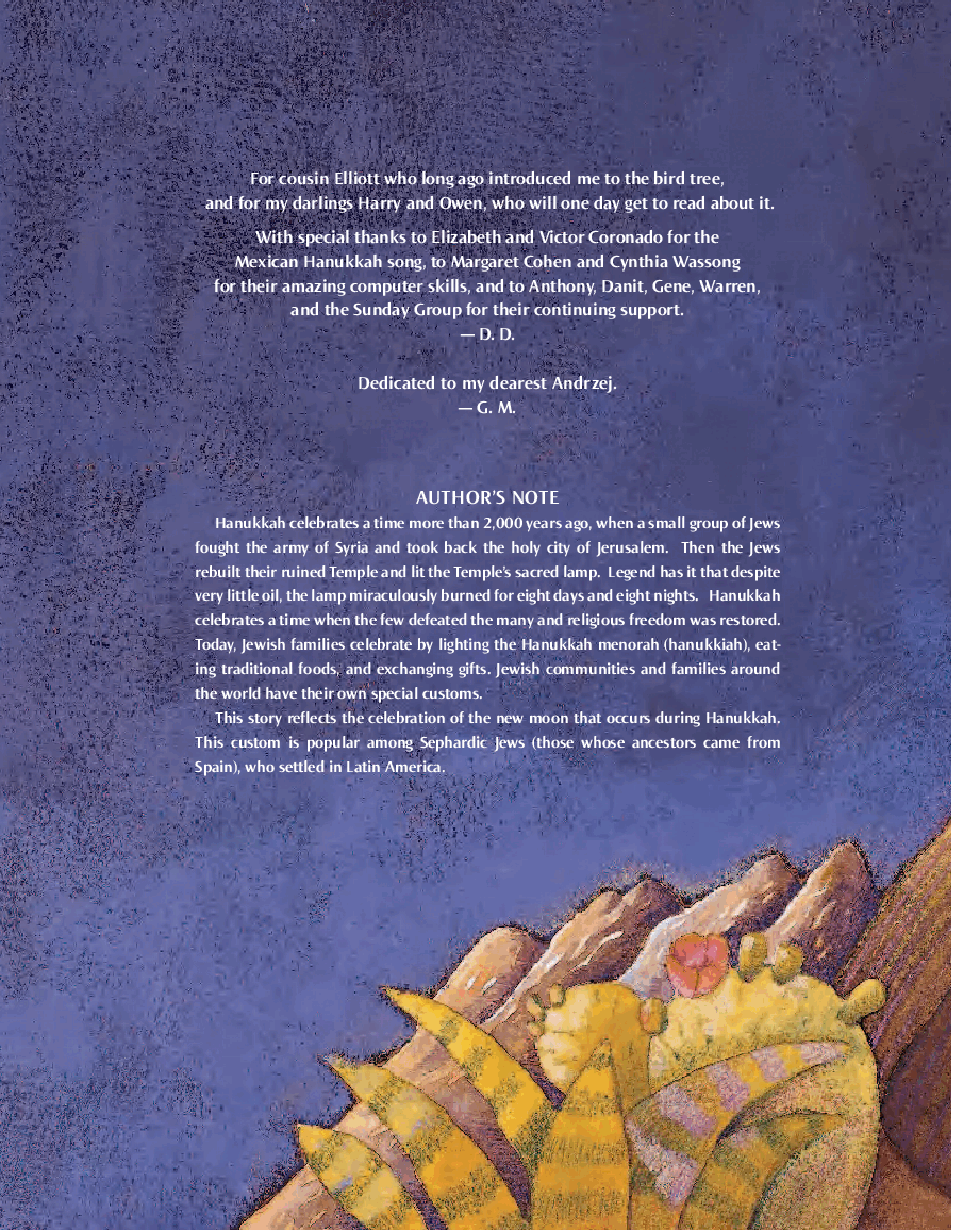 高清彩绘英文原版绘本Hanukkah.moon.pdf,第4页预览