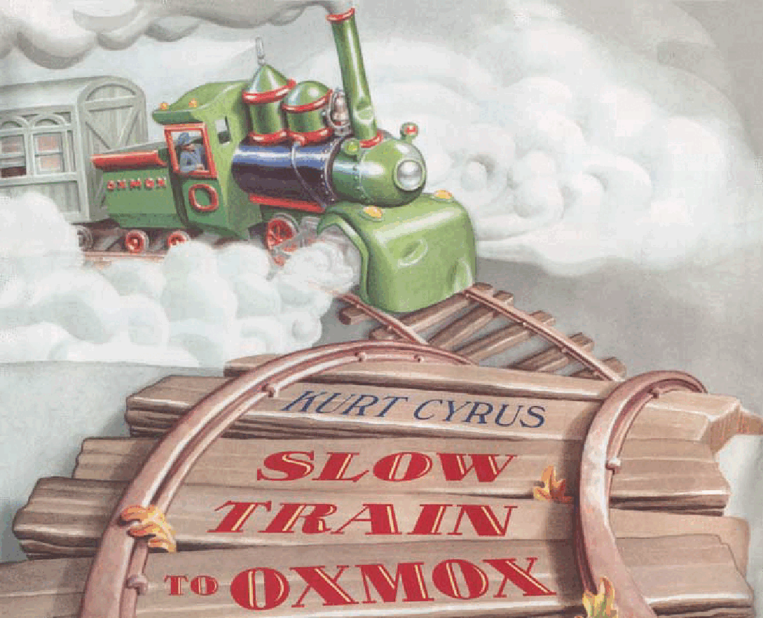 高清彩绘英文原版绘本Slow Train to Oxmox.pdf,第1页预览