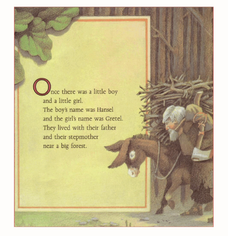 高清彩绘英文原版绘本Hansel and Gretel.pdf,第4页预览