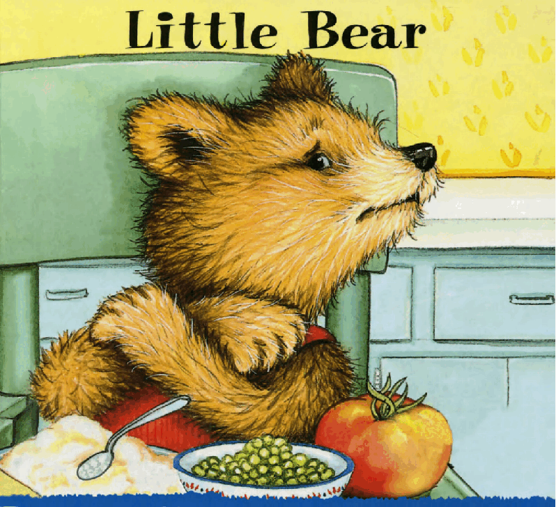 (0-3岁)国外早教机构推荐彩绘英文童书A little Bear.pdf,第1页预览
