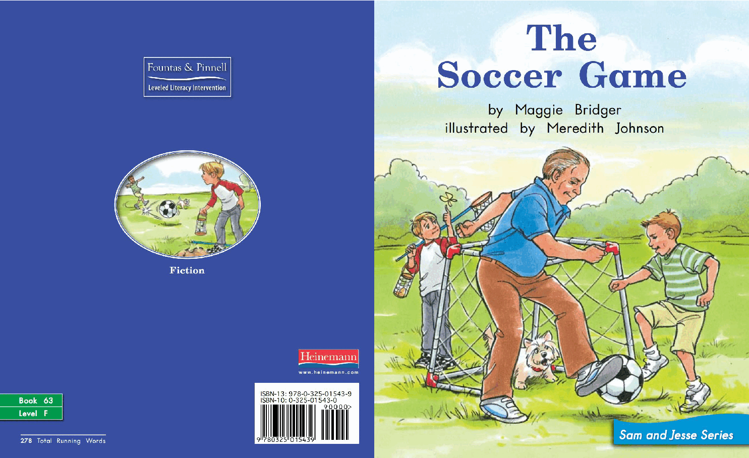 英国海尼曼G1级英语启蒙绘本63 The Soccer Game.pdf,第1页预览