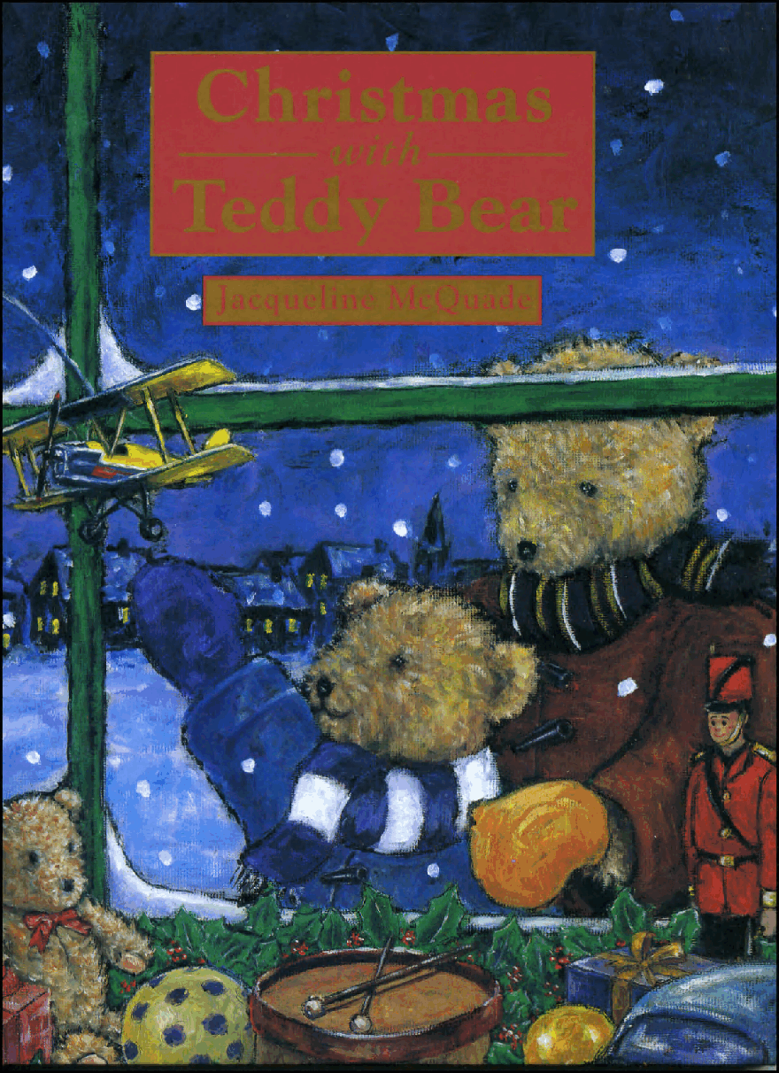 (4-5岁)国外早教机构推荐彩绘英文童书Christmas with Teddy Bear.pdf,第1页预览