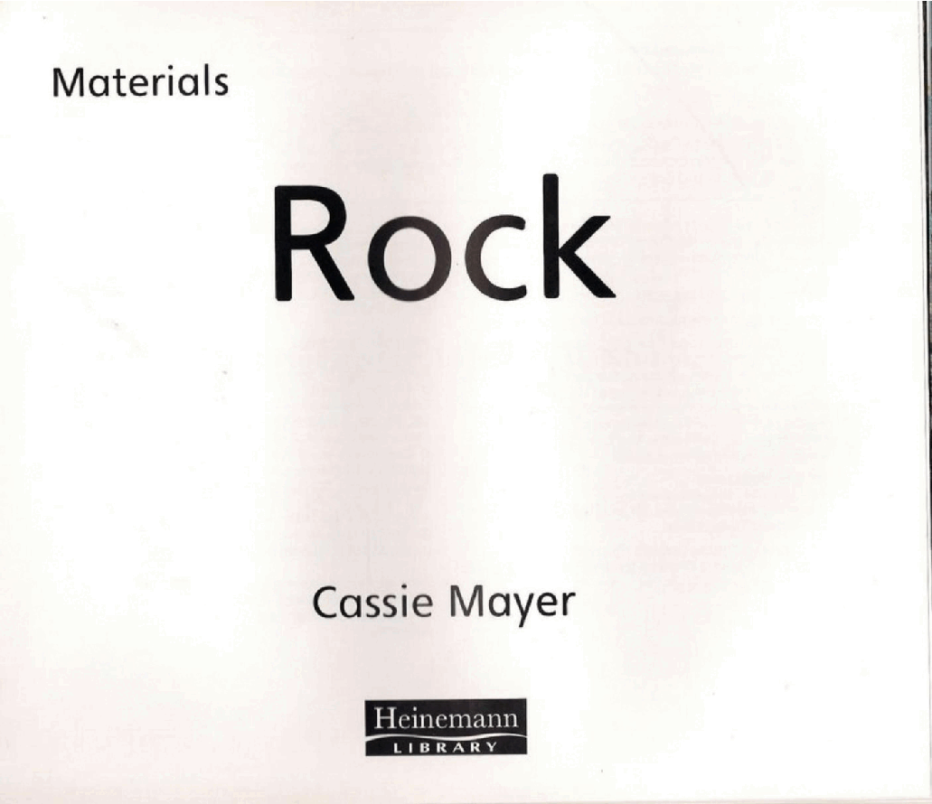 英国海尼曼ACORN科普类英语绘本Rock.pdf,第3页预览