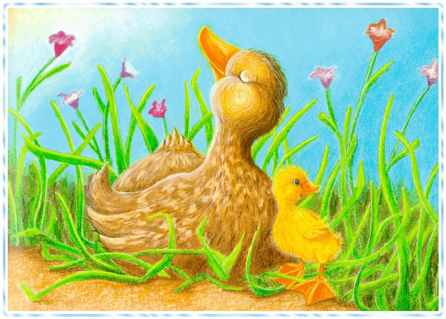 高清彩绘英文原版绘本Just Ducky.pdf，第4页预览