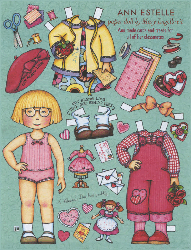 (4-5岁)国外早教机构推荐彩绘英文童书Valentine Cards.pdf,第1页预览