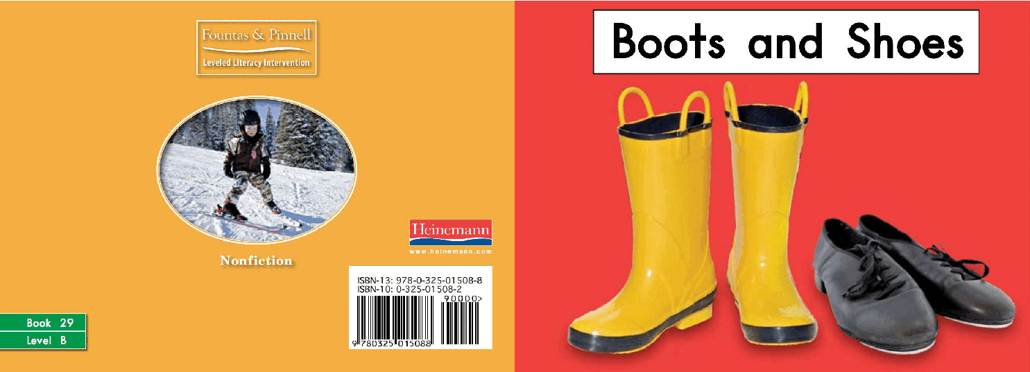 英国海尼曼G1级英语启蒙绘本29 Boots and Shoes.pdf,第1页预览
