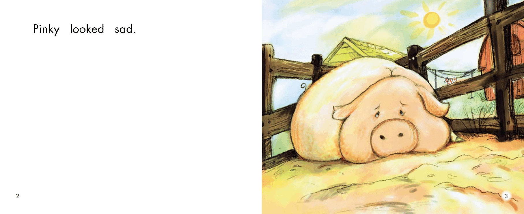 英国海尼曼G2级英语启蒙绘本18 Pinky The Pig.pdf,第4页预览