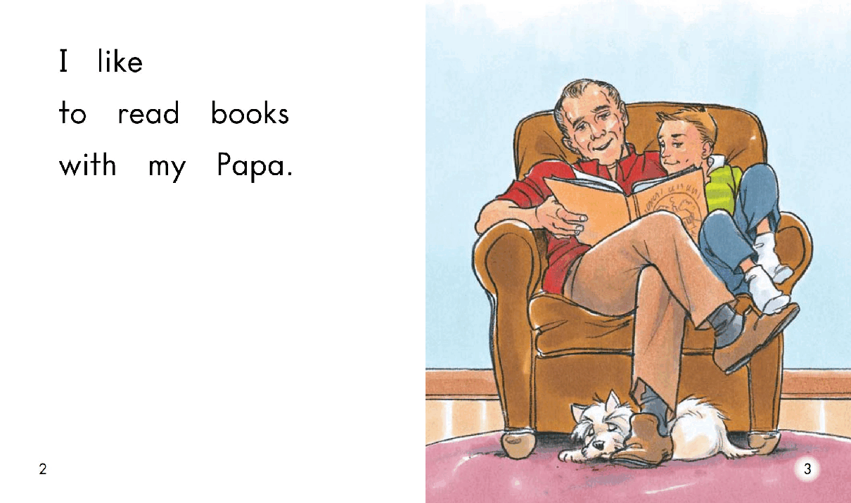 英国海尼曼G1级英语启蒙绘本05 Sam And Papa.pdf,第4页预览