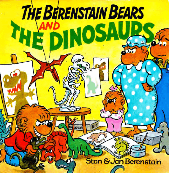 72本贝贝熊早教英文绘本之Berenstain_Bears_and_the_Dinosaurs.pdf，第1页预览