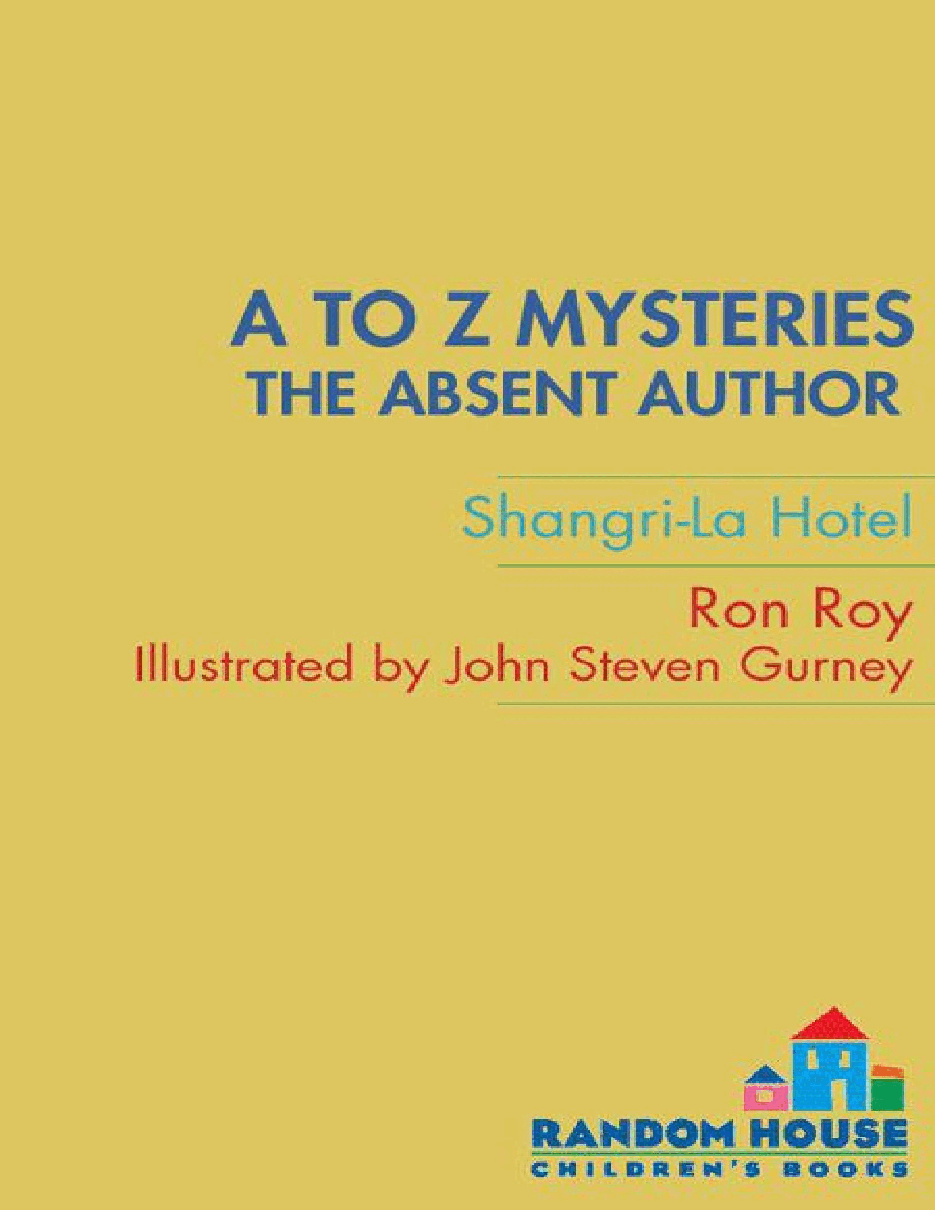英语启蒙绘本A to Z Mysteries_ The Absent Author.pdf,第1页预览