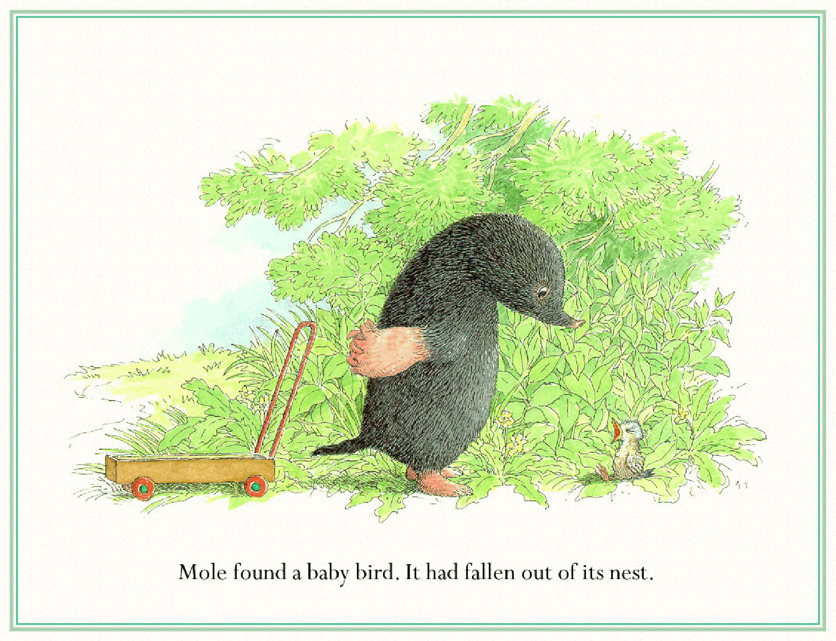 高清彩绘英文原版绘本Mole and Baby Bird.pdf,第2页预览