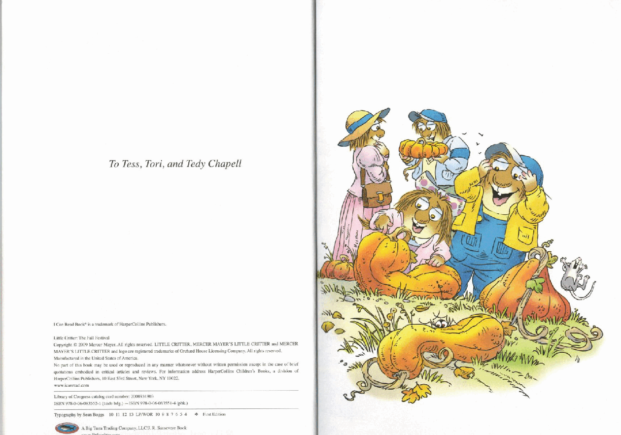 英语绘本小毛人Little Critter-The Fall Festival.pdf,第4页预览