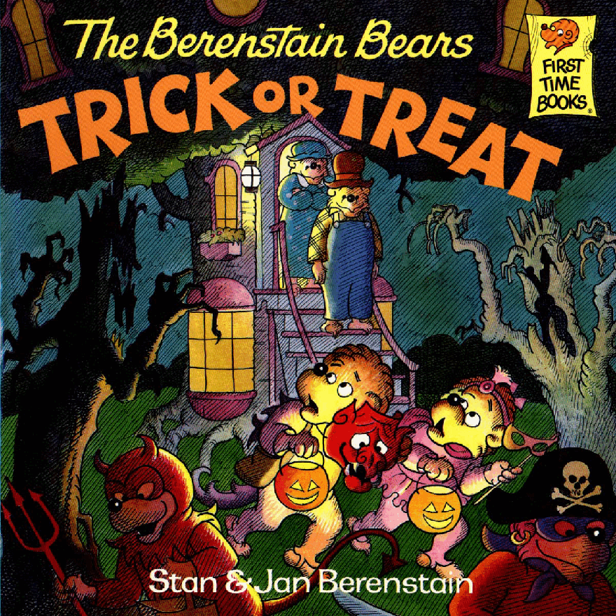 72本贝贝熊早教英文绘本之Berenstain_Bears_Trick_or_Treat.pdf，第1页预览