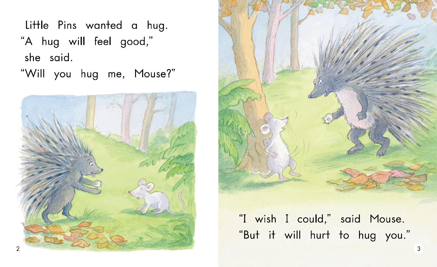 英国海尼曼G2级英语启蒙绘本46 The Hug.pdf,第4页预览