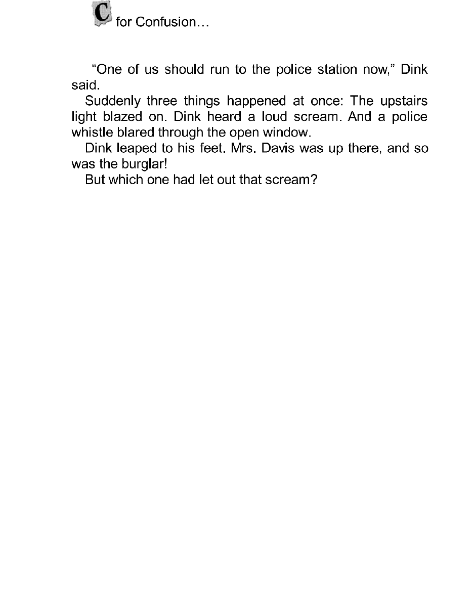英语启蒙绘本A to Z Mysteries_ The Canary Caper.pdf,第3页预览