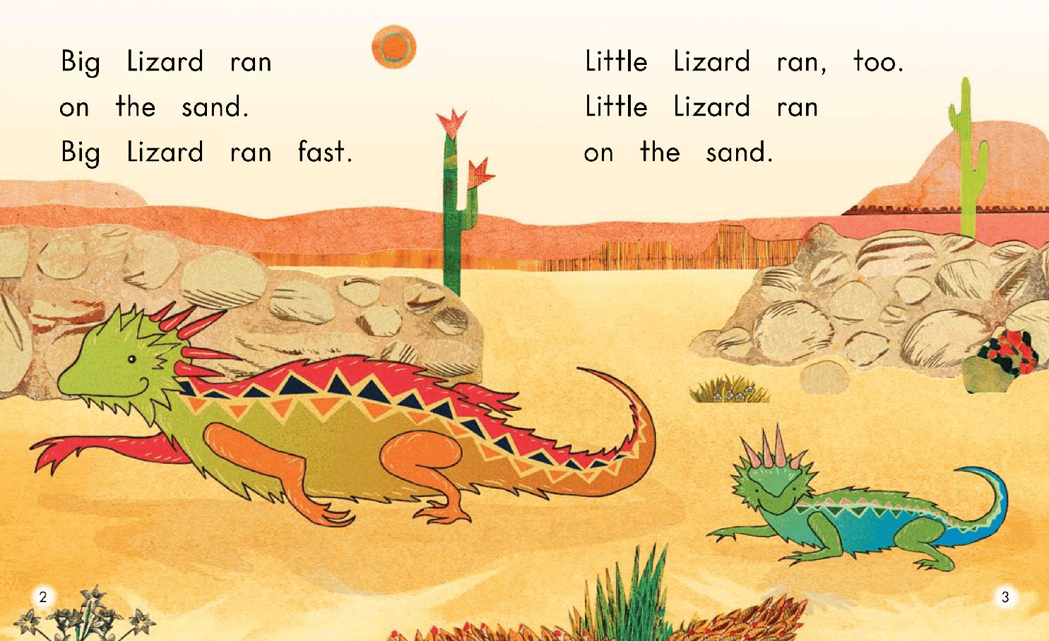 英国海尼曼G2级英语启蒙绘本9 Big Lizard Little Lizard.pdf,第4页预览
