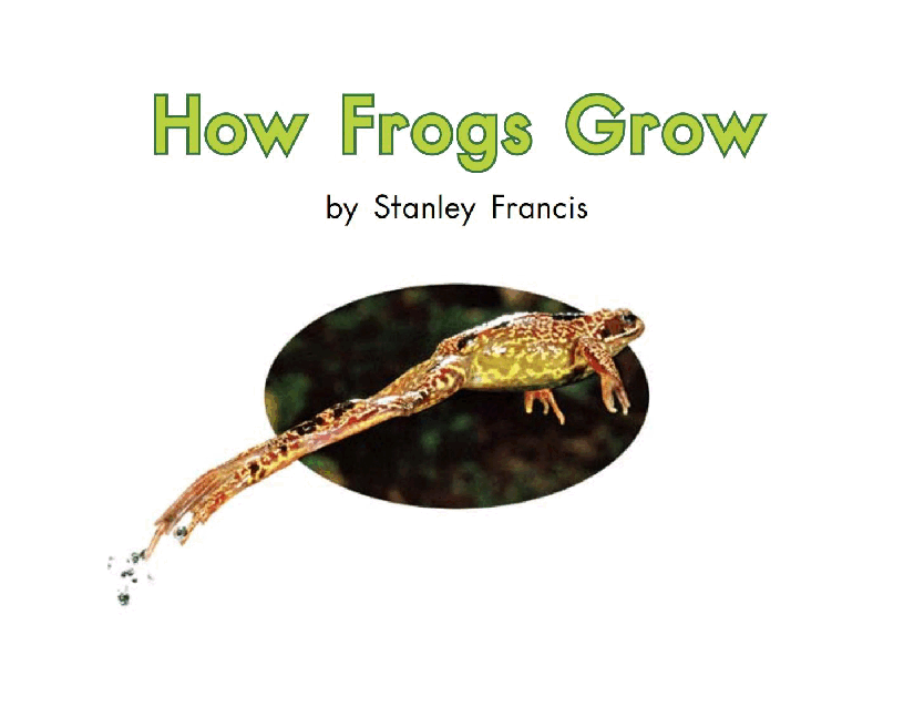 英国海尼曼G1级英语启蒙绘本79 How Frogs Grow.pdf,第3页预览