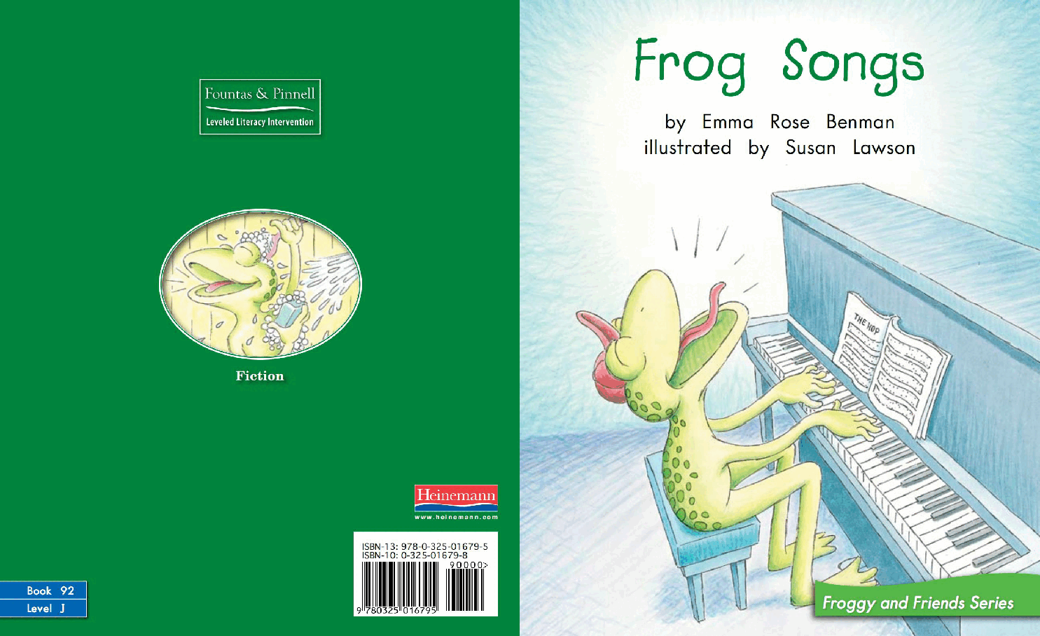 英国海尼曼G2级英语启蒙绘本92 Frog Songs.pdf,第1页预览