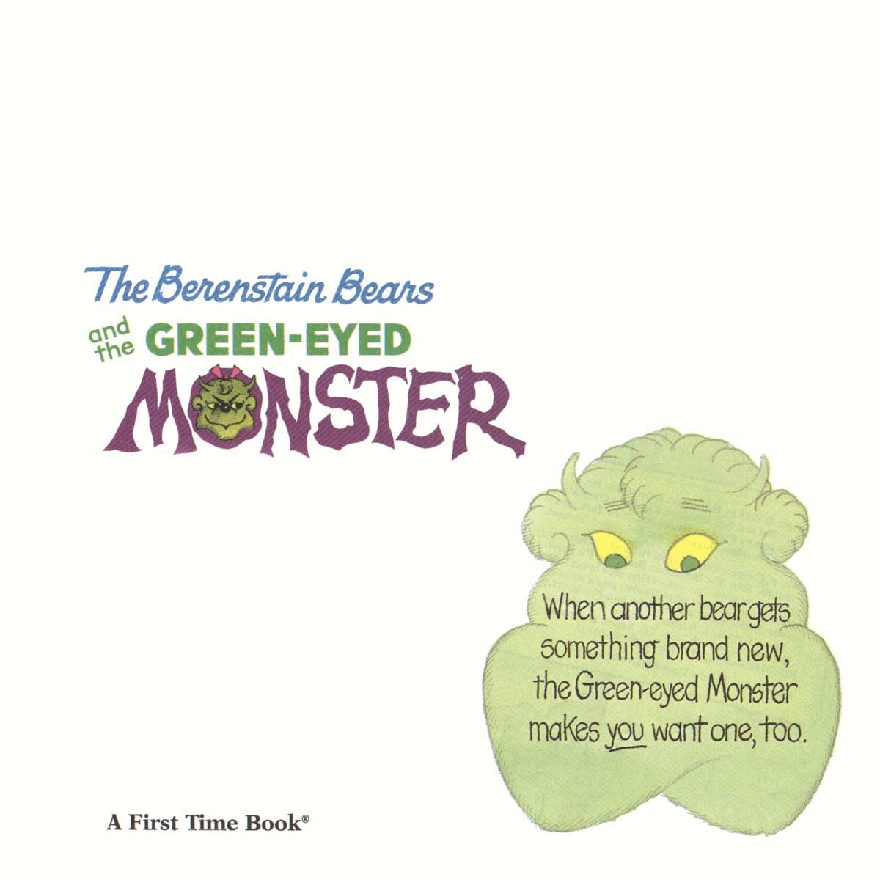 72本贝贝熊早教英文绘本之Berenstain_Bears_and_the_Green-Eyed_Monster.pdf,第2页预览