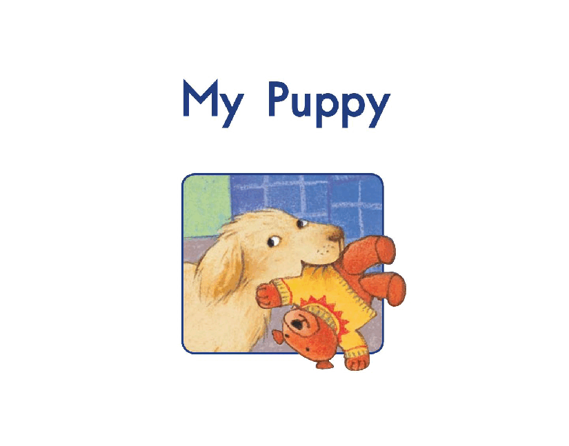 英国海尼曼G1级英语启蒙绘本26 My Puppy.pdf,第3页预览