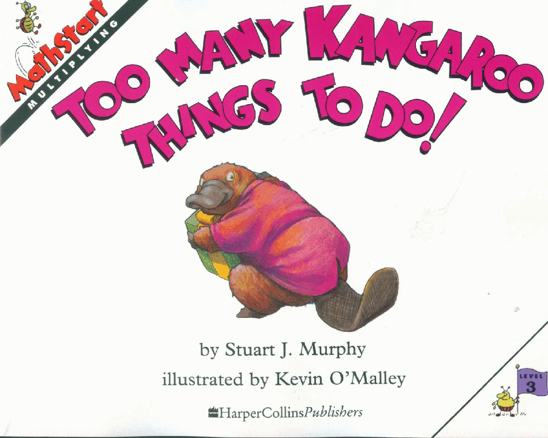 MathStart 低幼数学启蒙英文教材L3 20 Too Many Kangaroo Things To Do.pdf,第4页预览