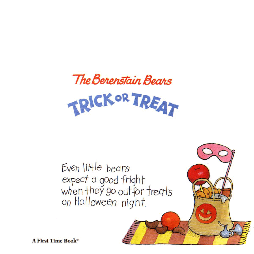 72本贝贝熊早教英文绘本之Berenstain_Bears_Trick_or_Treat.pdf，第2页预览