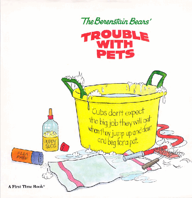 72本贝贝熊早教英文绘本之Berenstain_Bears_Trouble_with_Pets.pdf,第2页预览